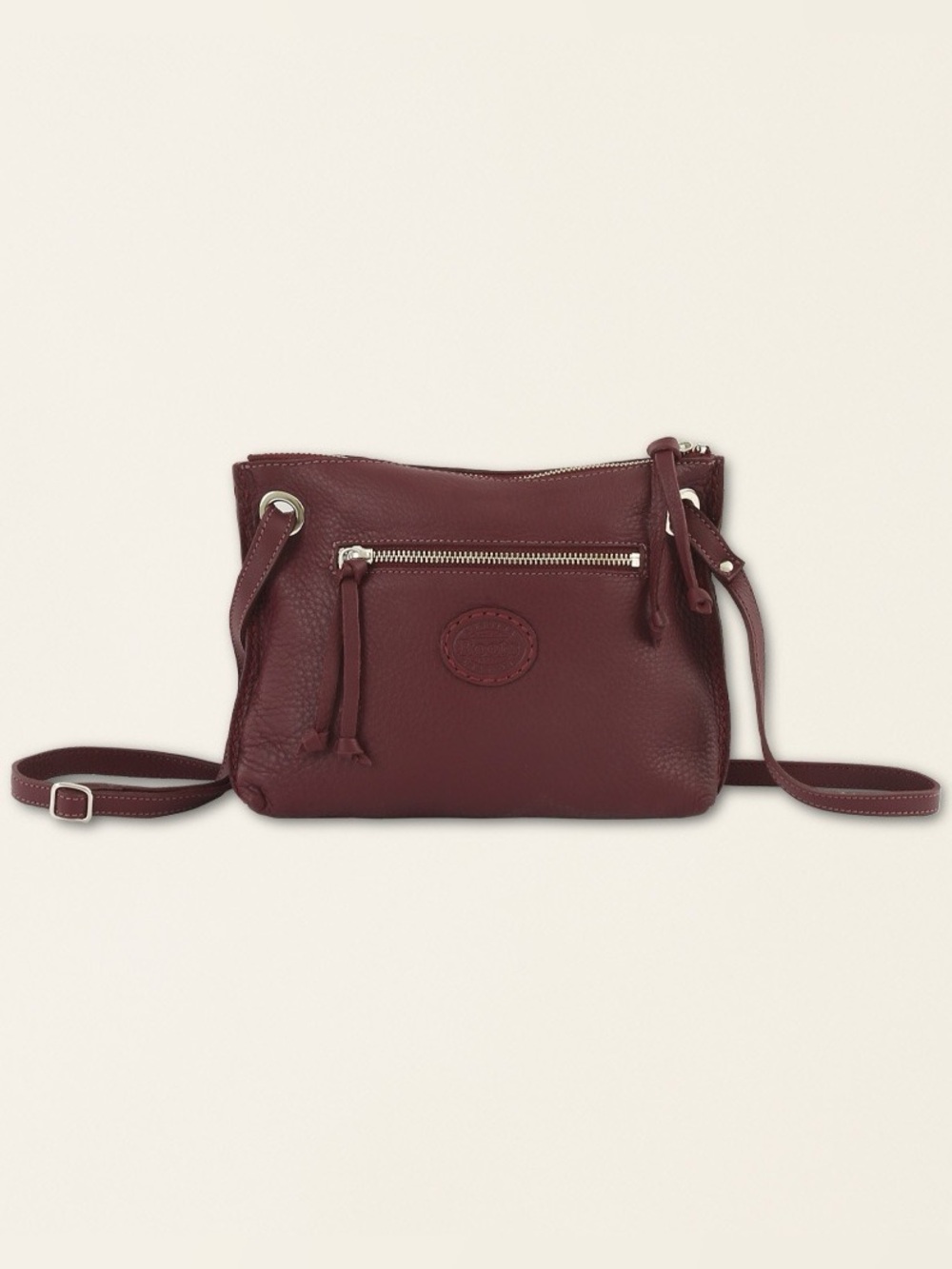 Roots Edie Bag Cervino Leather Dark Burgundy